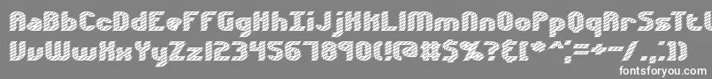 Volatil2 Font – White Fonts on Gray Background