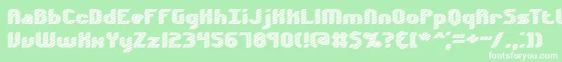 Volatil2 Font – White Fonts on Green Background