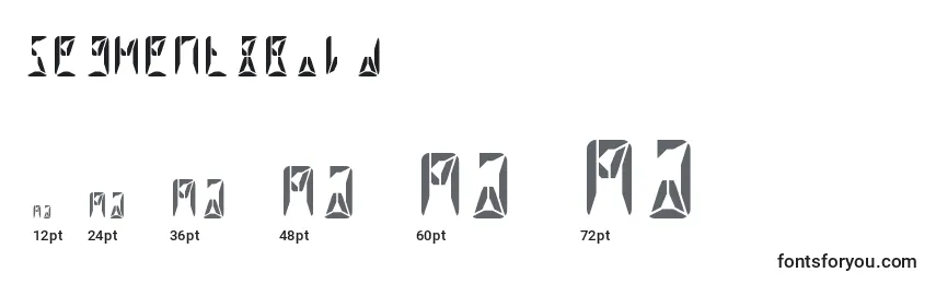 Segment8Bold Font Sizes
