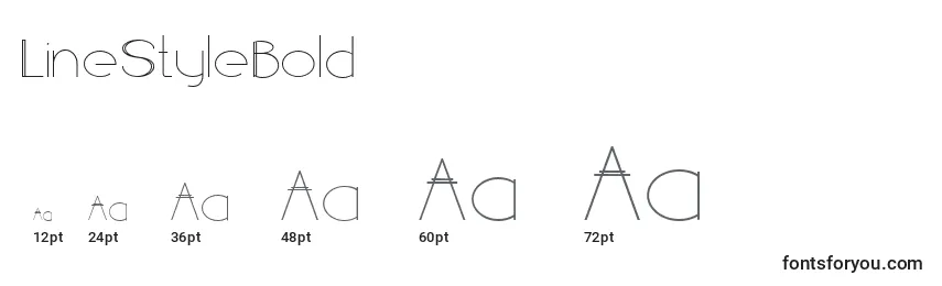LineStyleBold Font Sizes