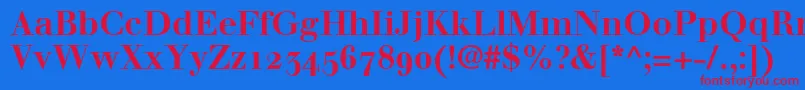 Подробнее о шрифте WalbaumBoldOldstyleFigures Шрифт WalbaumBoldOldstyleFigures – красные шрифты на синем фоне