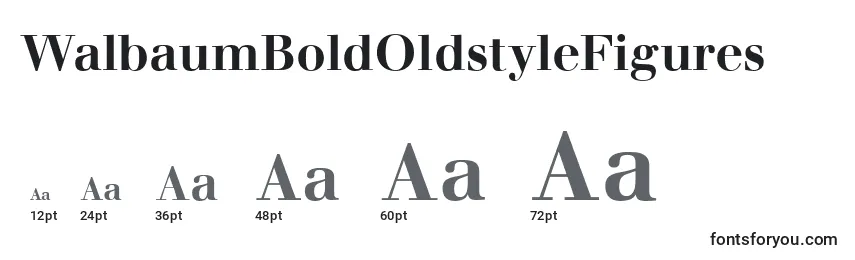 WalbaumBoldOldstyleFigures Font Sizes