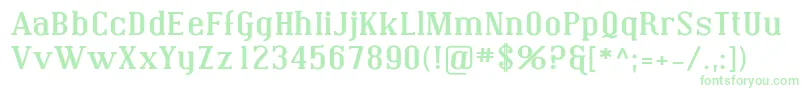 CovingtonExpBold Font – Green Fonts on White Background