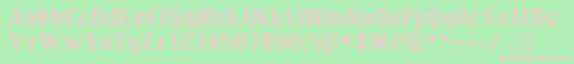 CovingtonExpBold Font – Pink Fonts on Green Background