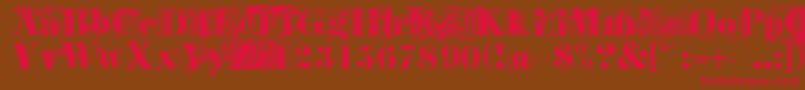 JandaRage Font – Red Fonts on Brown Background