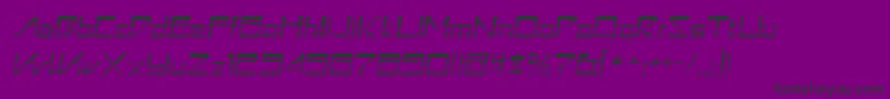 Astronboyvideo Font – Black Fonts on Purple Background