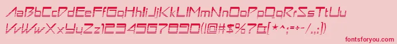 Astronboyvideo Font – Red Fonts on Pink Background