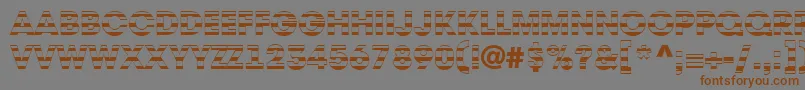 Weitere Informationen zur AAvantetitulstrHeavy-Schriftart AAvantetitulstrHeavy-Schriftart – Braune Schriften auf grauem Hintergrund