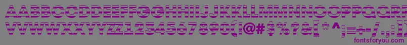 Weitere Informationen zur AAvantetitulstrHeavy-Schriftart AAvantetitulstrHeavy-Schriftart – Violette Schriften auf grauem Hintergrund