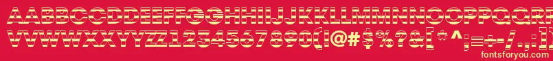 Weitere Informationen zur AAvantetitulstrHeavy-Schriftart AAvantetitulstrHeavy-Schriftart – Gelbe Schriften auf rotem Hintergrund