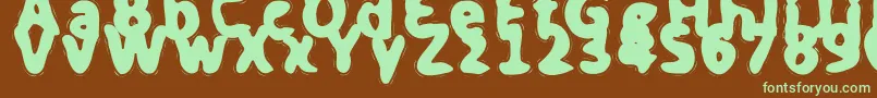En savoir plus sur la police Herpincodeis0000bold Police Herpincodeis0000bold – polices vertes sur fond brun