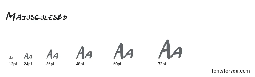 Majusculesbd Font Sizes