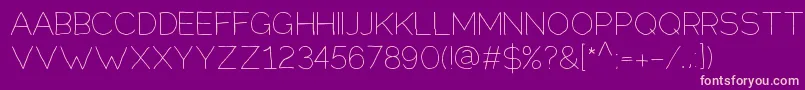 Springtimev2 Font – Pink Fonts on Purple Background
