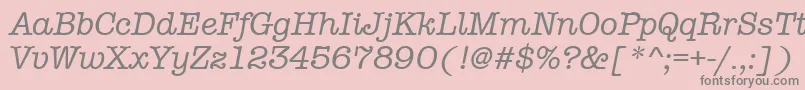 Шрифт AmtypewritermditcttРљСѓСЂСЃРёРІ – серые шрифты на розовом фоне