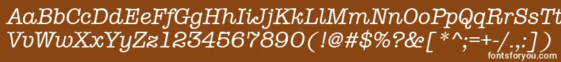 Шрифт AmtypewritermditcttРљСѓСЂСЃРёРІ – белые шрифты на коричневом фоне