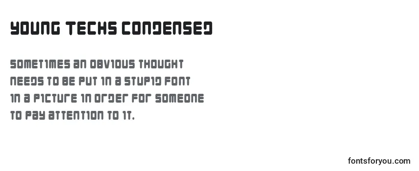 Young Techs Condensed Font