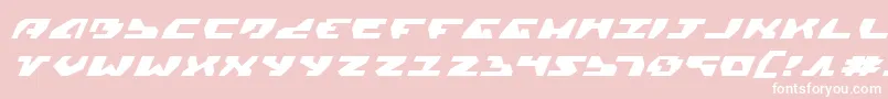 Gyrv2ei Font – White Fonts on Pink Background