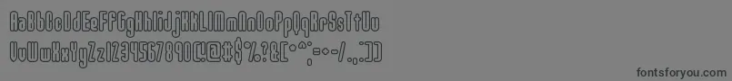 Unanimo-Schriftart – Schwarze Schriften auf grauem Hintergrund