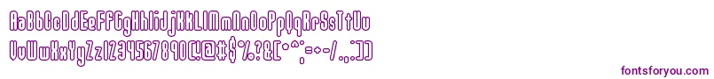 フォントUnanimo – 紫色のフォント