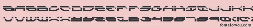 TaskforceLaser Font – Black Fonts on Pink Background