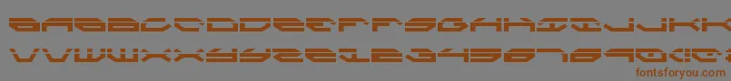 TaskforceLaser Font – Brown Fonts on Gray Background