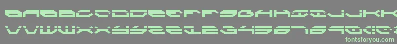 TaskforceLaser Font – Green Fonts on Gray Background