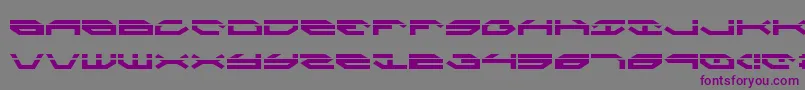 TaskforceLaser Font – Purple Fonts on Gray Background
