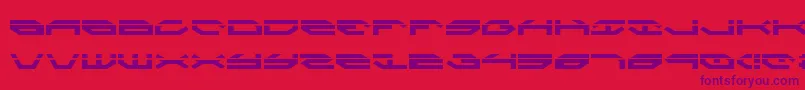 TaskforceLaser Font – Purple Fonts on Red Background