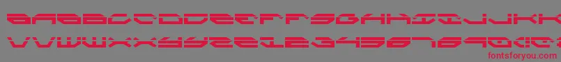 TaskforceLaser Font – Red Fonts on Gray Background
