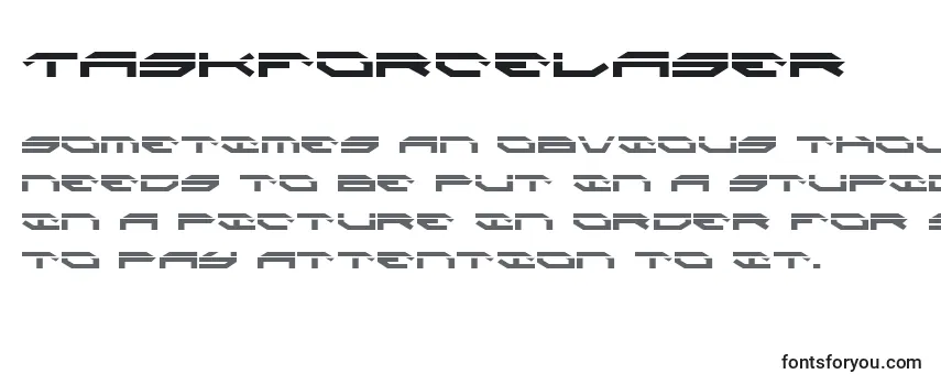 Обзор шрифта TaskforceLaser