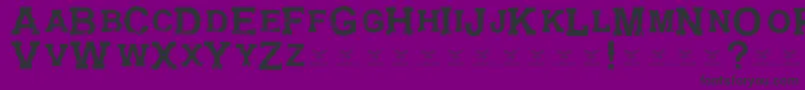 Подробнее о шрифте GunfighteracademyRegular Шрифт GunfighteracademyRegular – чёрные шрифты на фиолетовом фоне