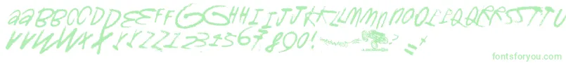 Gromagroo-Schriftart – Grüne Schriften