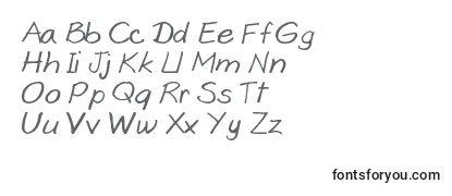 Обзор шрифта Goobascript