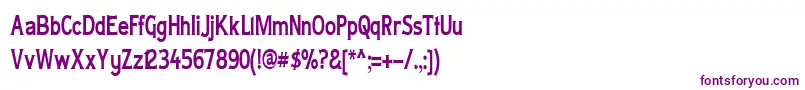 LadyCopraNarrow Font – Purple Fonts