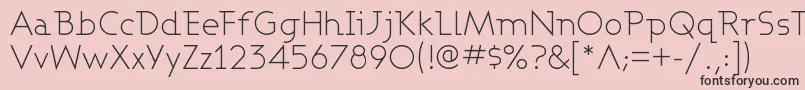 Ashbl Font – Black Fonts on Pink Background