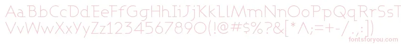 Ashbl Font – Pink Fonts on White Background