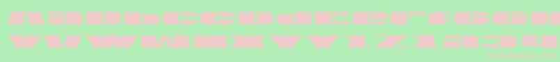 U.S.A Font – Pink Fonts on Green Background