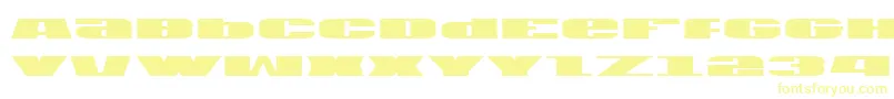 フォントU.S.A – 黄色のフォント