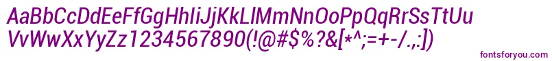 Roboto Condenseditalic Font – Purple Fonts