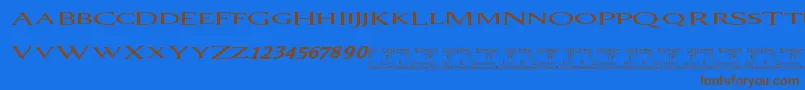 Lisätietoja 007 GoldenEye-fontista 007 GoldenEye-fontti – ruskeat fontit sinisellä taustalla