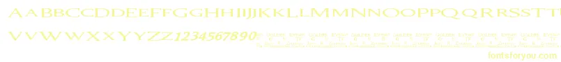 007 GoldenEye Font – Yellow Fonts