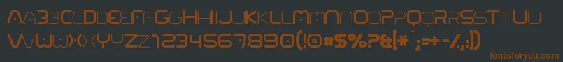 Weitere Informationen zur 01 Digitall-Schriftart 01 Digitall-Schriftart – Braune Schriften auf schwarzem Hintergrund
