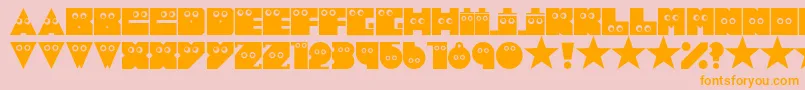 More about HolaholaRegular Font HolaholaRegular Font – Orange Fonts on Pink Background