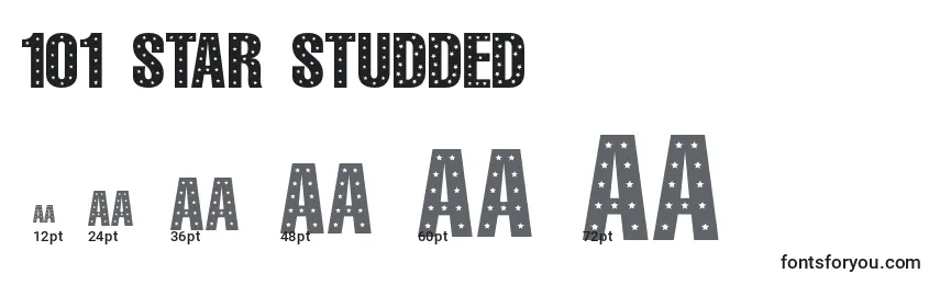 101 StaR StuDDeD Font Sizes