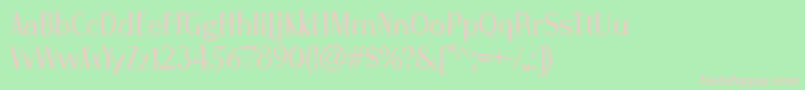 1927 Epoque Font – Pink Fonts on Green Background