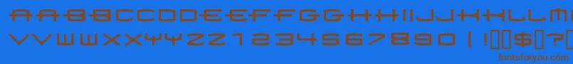 1979rg   Font – Brown Fonts on Blue Background