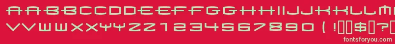 1979rg   Font – Green Fonts on Red Background