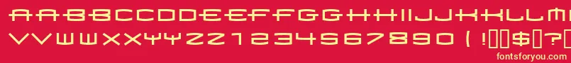 1979rg   Font – Yellow Fonts on Red Background