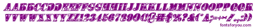 1stcav2i Font – Purple Fonts on White Background