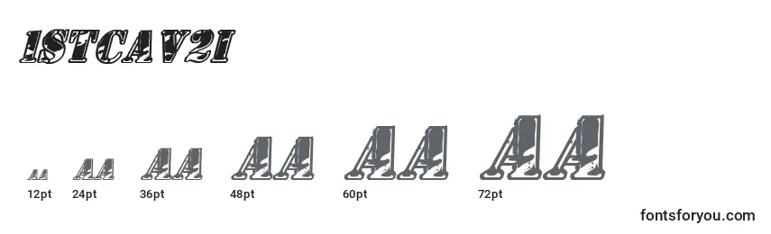 Размеры шрифта 1stcav2i (118480)